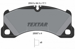 TEXTAR 2500701 Fren Balatası Ön