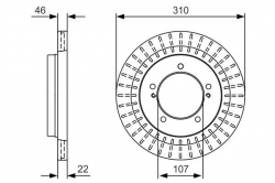 BOSCH 0986479U99 Fren Diski Ön