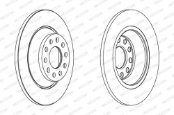 FERODO DDF1307C Fren Diski Arka