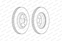 FERODO DDF2597C1 Fren Diski Ön