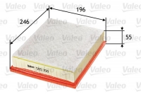 VALEO 585158 Hava Filtresi