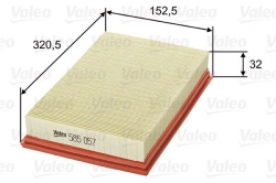 VALEO 585057 Hava Filtresi