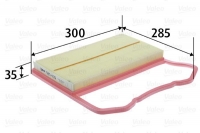 VALEO 585435 Hava Filtresi