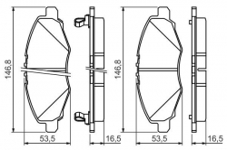BOSCH 0986494326 Ön Fren Balata