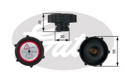 GATES RC230 Radyatör Yedek Su Depo Kapağı