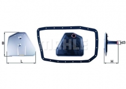MAHLE HX162D Şanzıman Yağ Filtresi