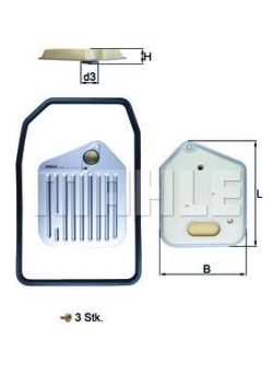 MAHLE HX163KIT Şanzıman Yağ Filtresi
