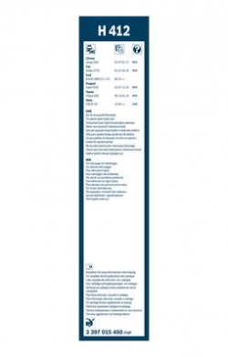 BOSCH 3397015450 Silecek Süpürgesi Arka