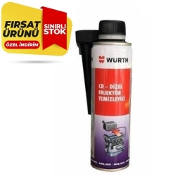 WÜRTH DİZEL YAKIT SİSTEM VE ENJEKTÖR TEMİZLEYİCİ 300ML
