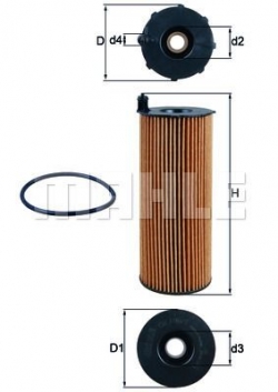 MAHLE OX196/1D1 Yağ Filtresi