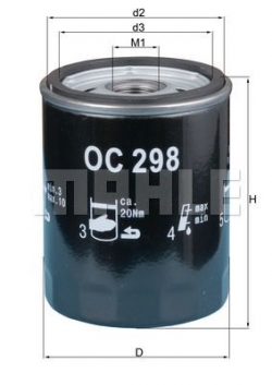 MAHLE OC298 Yağ Filtresi