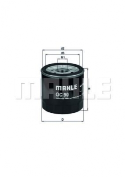 MAHLE OC90OF Yağ Filtresi