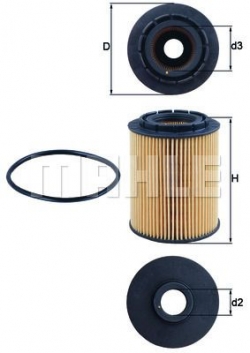 MAHLE OX160D Yağ Filtresi