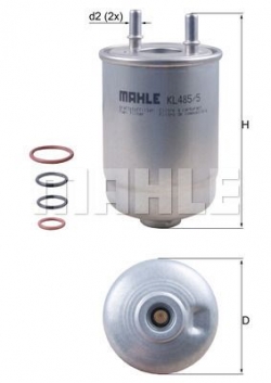 MAHLE KL485/5D Yakıt Filtresi