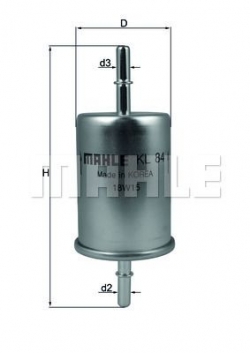 MAHLE KL84 Yakıt Filtresi