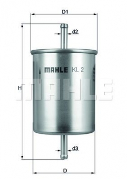 MAHLE KL2 Yakıt Filtresi