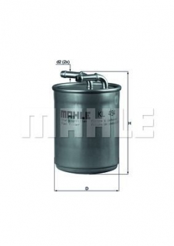 MAHLE KL494 Yakıt Filtresi
