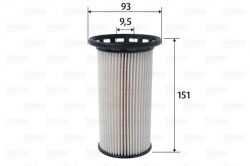 VALEO 587095 Yakıt Filtresi