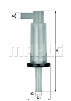 MAHLE KL33OF Yakıt Filtresi