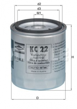 MAHLE KC22 Yakıt Filtresi