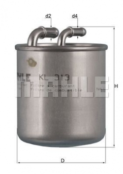 MAHLE KL313 Yakıt Filtresi