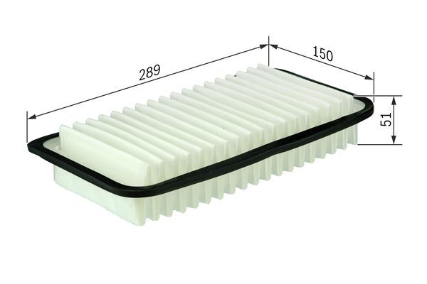 BOSCH F026400017 Hava Filtresi - . Görsel
