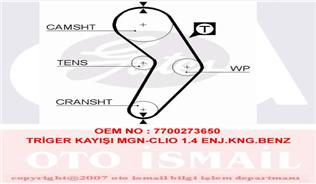GATES 5473XS Triger Kayışı - . Görsel