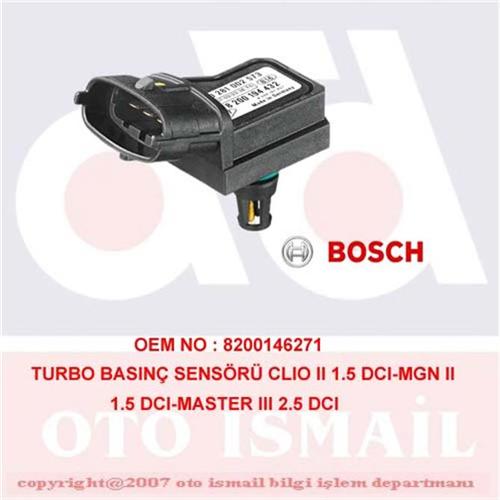 Turbo Basınç Sensörü Clio II 1.5 Dci Mgn II 1.5 Dci Master - . Görsel
