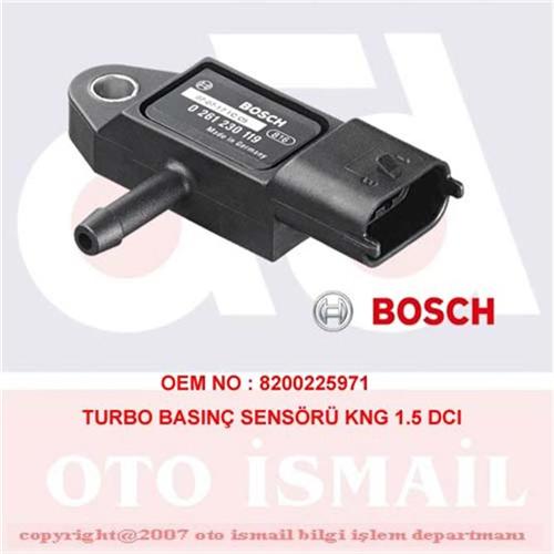 BOSCH 0281002593 Turbo Basınç Valf/Sensör - . Görsel