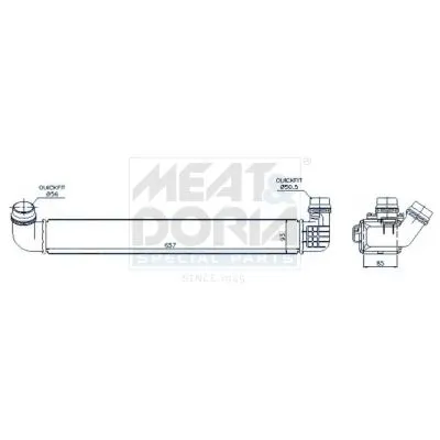 Turbo Radyatörü  AXAM 02-03-05-4076