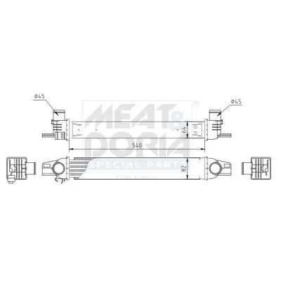 Turbo Radyatörü  AXAM 05-08-05-4072