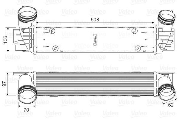 VALEO 818594 Turbo Radyatörü
