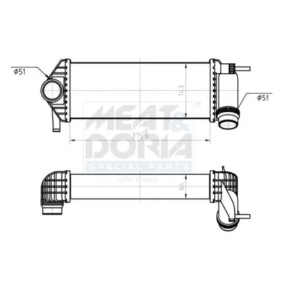 Turbo Radyatörü  BSG 75-535-026