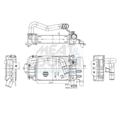 Turbo Radyatörü  DENSO DIT50001