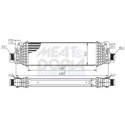 Turbo Radyatörü  EUROCRAFT EU F24172-006