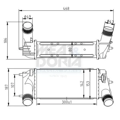 Turbo Radyatörü  FORD ORJINAL C1B19L440BA