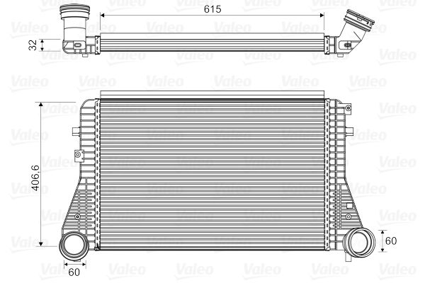 VALEO 818795 Turbo Radyatörü
