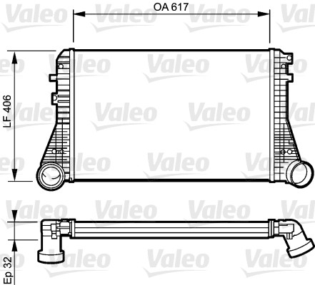 VALEO 818795 Turbo Radyatörü - . Görsel