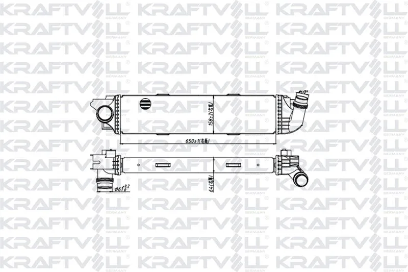 Turbo Radyatörü  KRAFTVOLL 80900101
