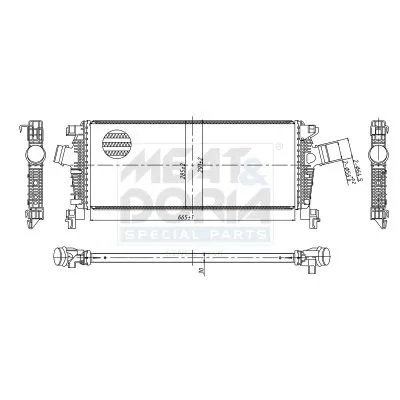 Turbo Radyatörü  MAHLE CI 465 000P