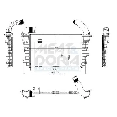 Turbo Radyatörü  OPEL ORJINAL 93186252