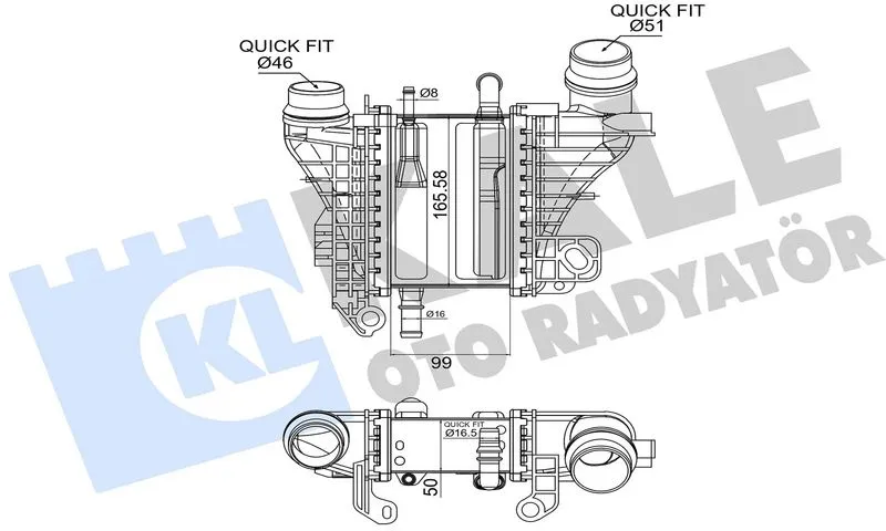 Turbo Radyatörü BSG BSG 75-535-029