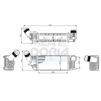 Turbo Radyatörü  PSA ORJINAL 0384N4