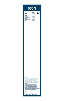 BOSCH 3397010406 Twin Rüzgarlikli Silecek - . Görsel