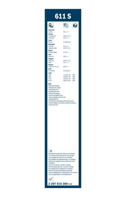 BOSCH 3397010300 Twin Rüzgarlikli Silecek - . Görsel