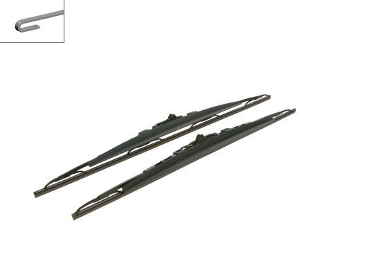 Twin Rüzgarlikli Silecek Seti 700/650 Mm 703 S
