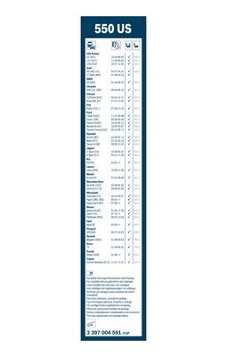 BOSCH 3397004591 Twin Rüzgarlikli Tekli Silecekler - . Görsel