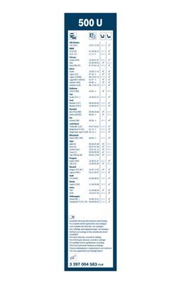 BOSCH 3397004583 Silecek Süpürgesi Ön - . Görsel