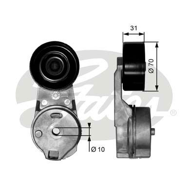 GATES T39065 V Kayış Gergi Rulmanı