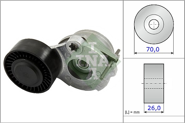 INA 534047010 V Kayış Gergisi Komple - . Görsel